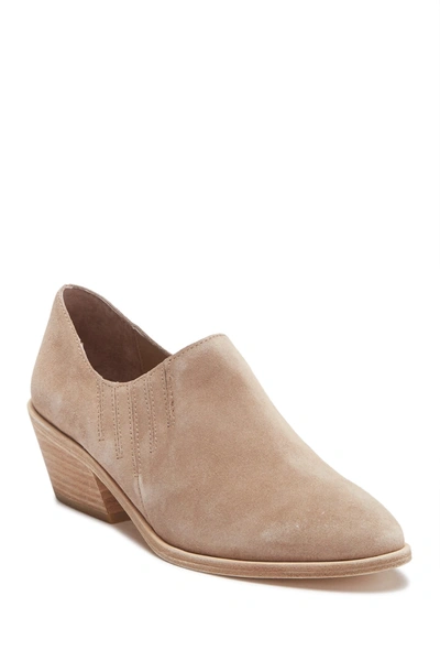 Shop Joie Akemi Leather Ankle Bootie In Cement
