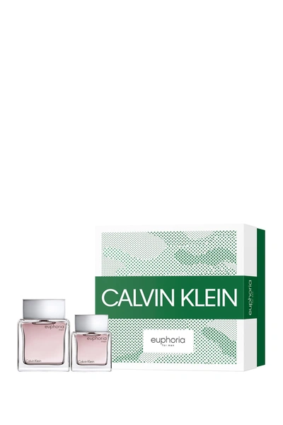 Shop Calvin Klein Euphoria For Men Eau De Toilette 2-piece Gift Set