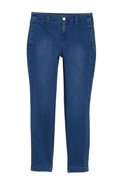 Shop Nydj Ami Mid Rise Skinny Jeans In Cln Nevin