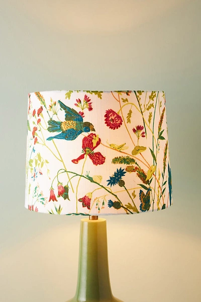 Shop Anthropologie Evie Lamp Shade By  In Pink Size M
