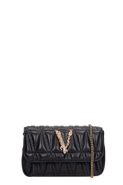 Shop Versace Clutch In Black Leather