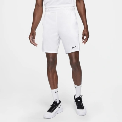 Shop Nike Men's Court Dri-fit Victory 9" Tennis Shorts In White