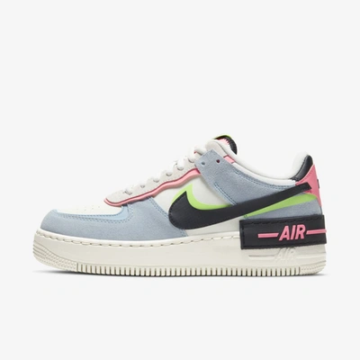 Shop Nike Air Force 1 Shadow Women's Shoe In Sail,sunset Pulse,light Armory Blue,black