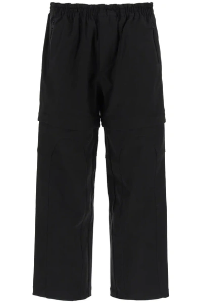 Shop Bottega Veneta Wide Formal Trousers With Zip In Black