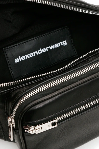 Shop Alexander Wang Attica Leather Beltbag In Black