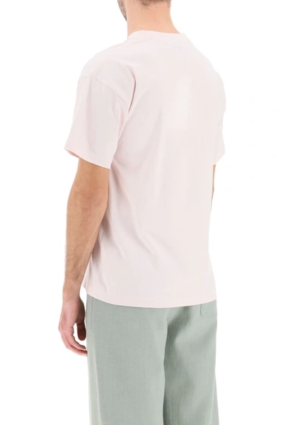 Shop Jacquemus Jean T-shirt In Pink,brown
