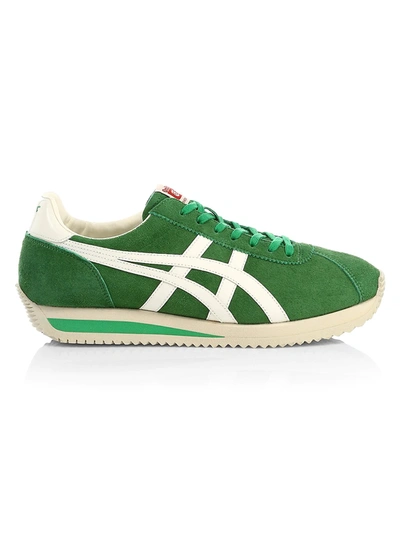 Shop Onitsuka Tiger Nippon Made Moal 77 Low-top Sneakers In Cilantro White