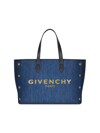 Shop Givenchy Women's Bond Medium Shopping Bag In Blue