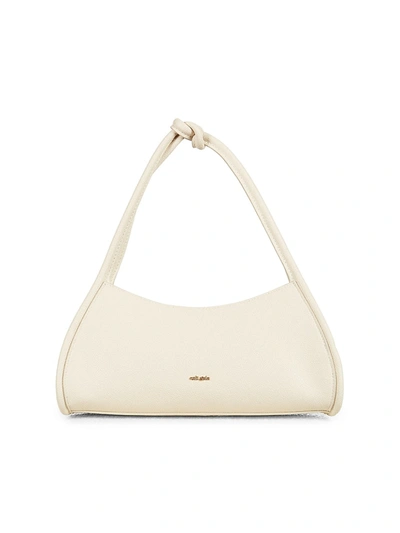 Shop Cult Gaia Tala Leather Shoulder Bag In Off White