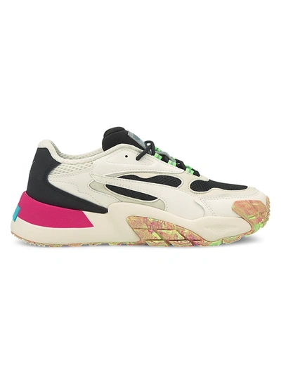 Shop Puma Hedra Chaos Sneakers In Marshmallow