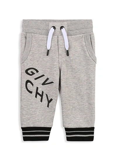 Shop Givenchy Baby Boy's And Little Boy's Logo Sweatpants In Grey