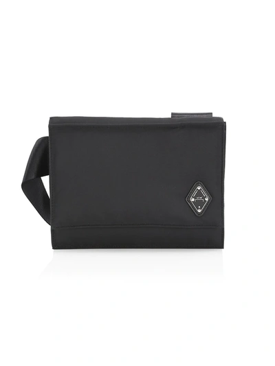 Shop A-cold-wall* Console Leather Crossbody Holster Bag In Black