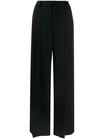 Filippa K Stacey High-waist Wide-leg Trousers In Black | ModeSens