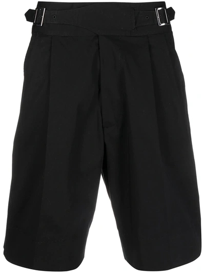 Shop Dsquared2 Pleat Detail Bermuda Shorts In Black