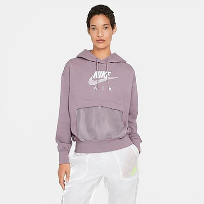 Shop Nike Women's Air Hoodie In Purple Smoke/white