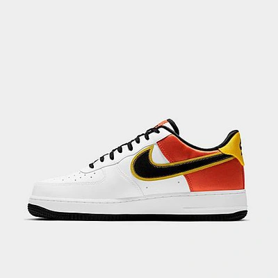 Shop Nike X Roswell Rayguns Air Force 1 Lv8 1 Casual Shoes In White/black/orange Flash/amarillo