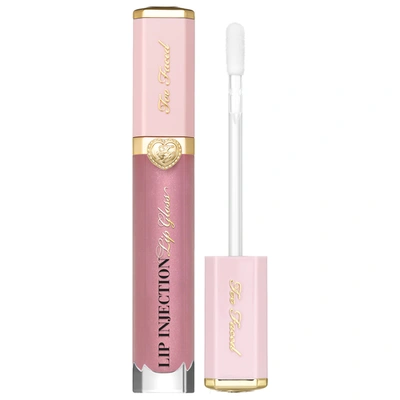 Shop Too Faced Lip Injection Power Plumping Hydrating Lip Gloss Just Friends 0.22 oz/ 6.5 ml