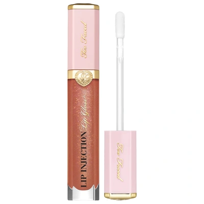 Shop Too Faced Lip Injection Power Plumping Hydrating Lip Gloss The Bigger The Hoops 0.22 oz/ 6.5 ml