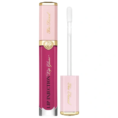 Shop Too Faced Lip Injection Power Plumping Hydrating Lip Gloss People Pleaser 0.22 oz/ 6.5 ml