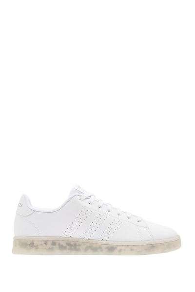 Shop Adidas Originals Advantage Leather Sneaker In Ftwwht/ftw