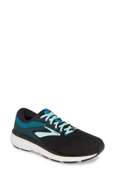 Shop Brooks Dyad 10 Running Shoe In Black/island/capri