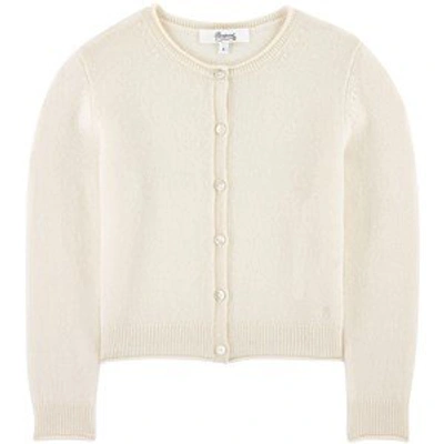 Shop Bonpoint Cream Cashmere Cardigan