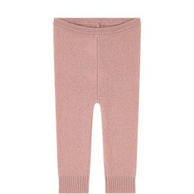 Shop Bonpoint Pink Cashmere Baby Leggings
