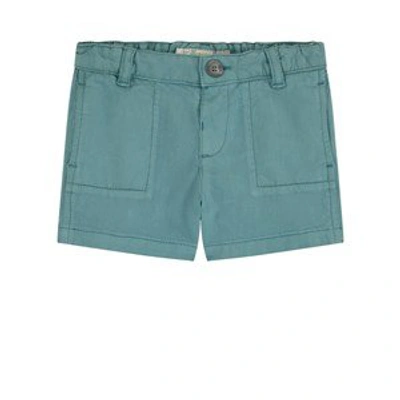 Shop Bonpoint Green Twill Shorts
