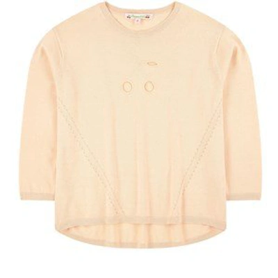 Shop Bonpoint Pink Embroidered Jumper