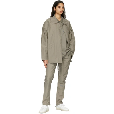 Shop Essentials Khaki Souvenir Jacket In Moonstruck