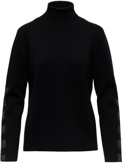Aztech Mountain Matterhorn Roll-neck Jumper In Black