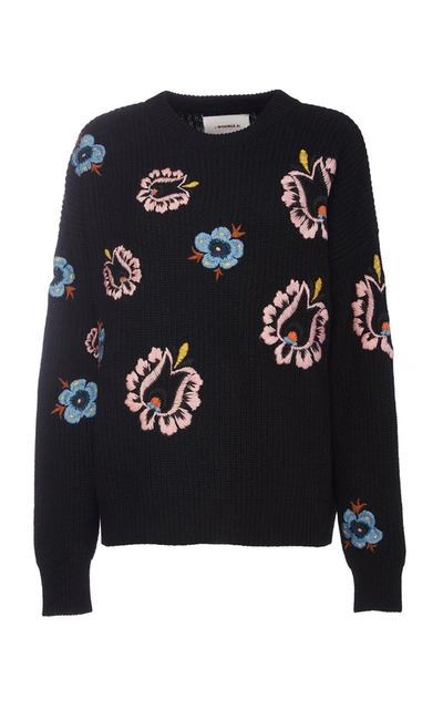 Shop La Doublej Women's Printed Knit Sweater