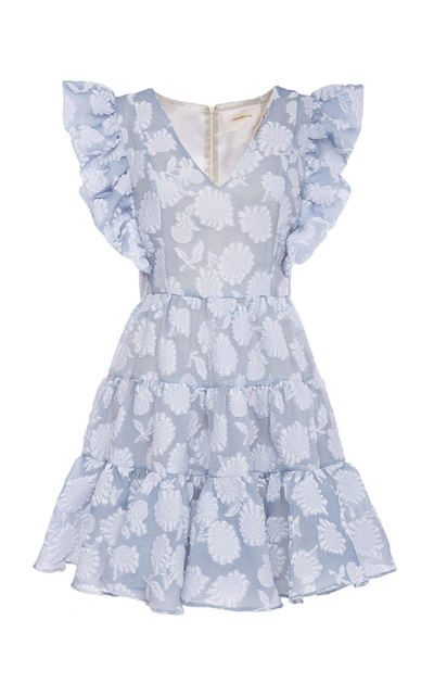 Shop La Doublej Women's Honeybun Ruffled Knit Dress In Print
