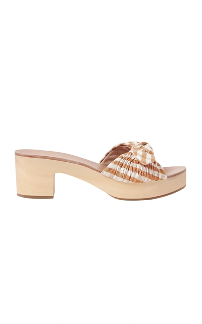 Shop Loeffler Randall Women's Regina Clog Sandals In Neutral