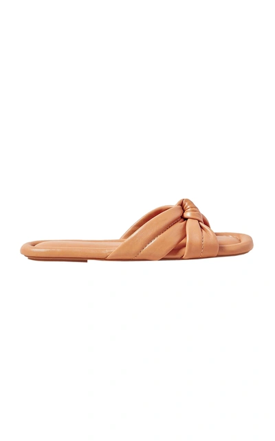 Shop Loeffler Randall Women's Polly Puffy Knot Sandals In Neutral