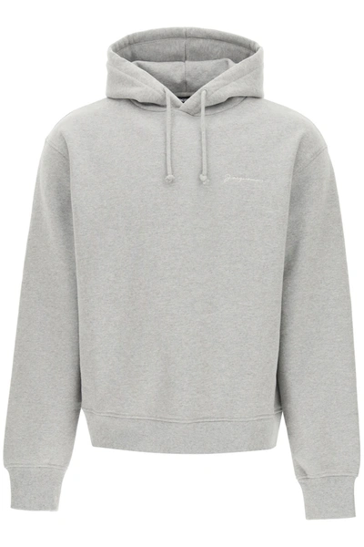 Shop Jacquemus Logo Sweatshirt In Grey (grey)