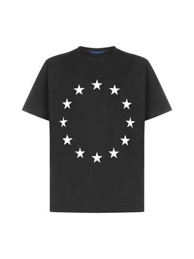 Shop Etudes Studio Wonder Europa Logo Cotton T-shirt In Black