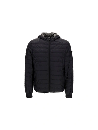 Shop Prada Down Jacket In Black