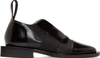 PACO RABANNE Black Leather Extended Sole Shoes