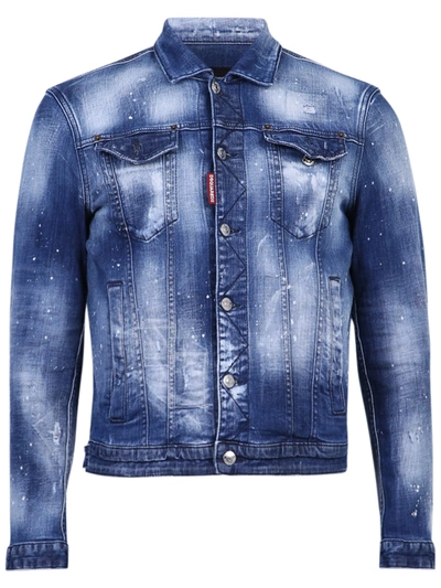 Shop Dsquared2 Denim Jacket In Blue