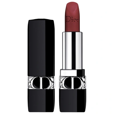 Shop Dior Rouge  Refillable Lipstick 943 Euphoric Matte 0.12 oz/ 3.5 G