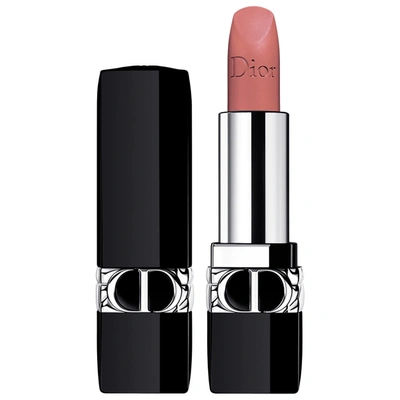 Shop Dior Rouge  Refillable Lipstick 100 Nude Look Matte 0.12 oz/ 3.5 G
