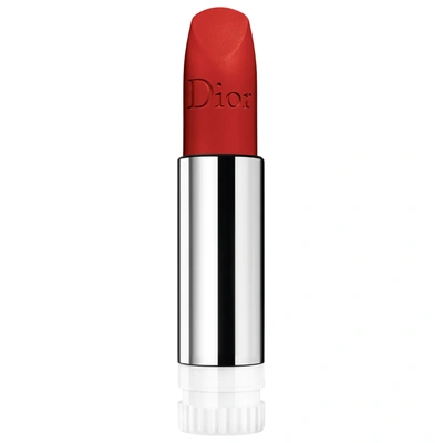 Shop Dior Rouge  Refillable Lipstick 999 Matte Matte Refill 0.12 oz/ 3.5 ml