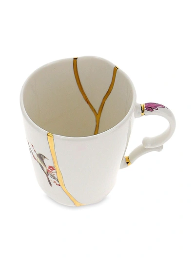 Seletti Crack Detail Mug In White