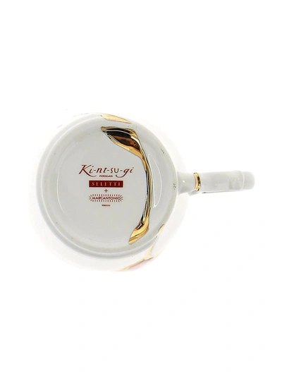 Seletti Crack Detail Mug In White