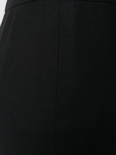 Pre-owned Chanel Straight-fit Tailored Trousers In Black