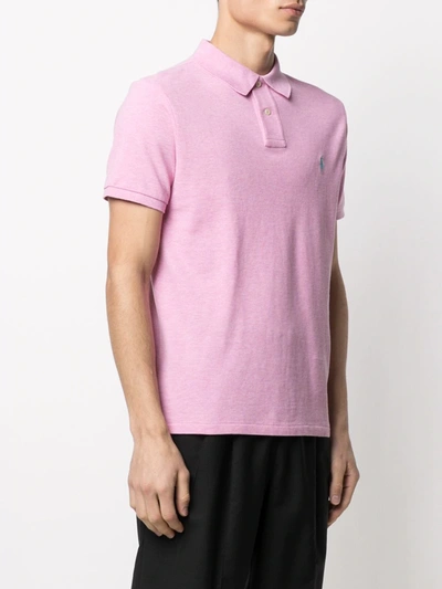 Shop Polo Ralph Lauren Polo Pony Polo Shirt In Pink
