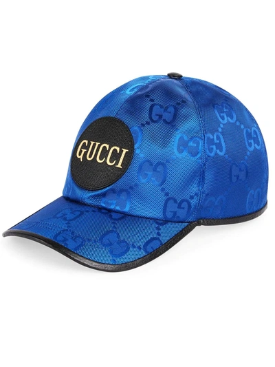 Shop Gucci Off The Grid Baseball Cap In Blue