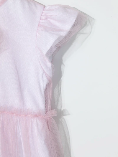 Il Gufo Tulle-skirt Flower-detail Shorties In Pink