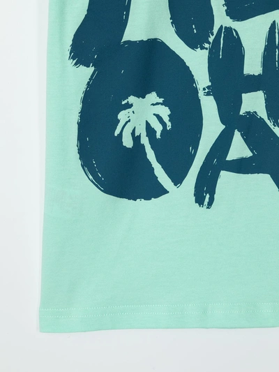 Shop Il Gufo Aloha-print T-shirt In Green